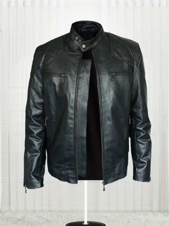 Impressive Hannibal Season 3 Mads Mikkelsen Black Leather Jackets For Men