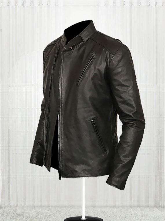 Iron Man Tony Stark Black Leather Jackets