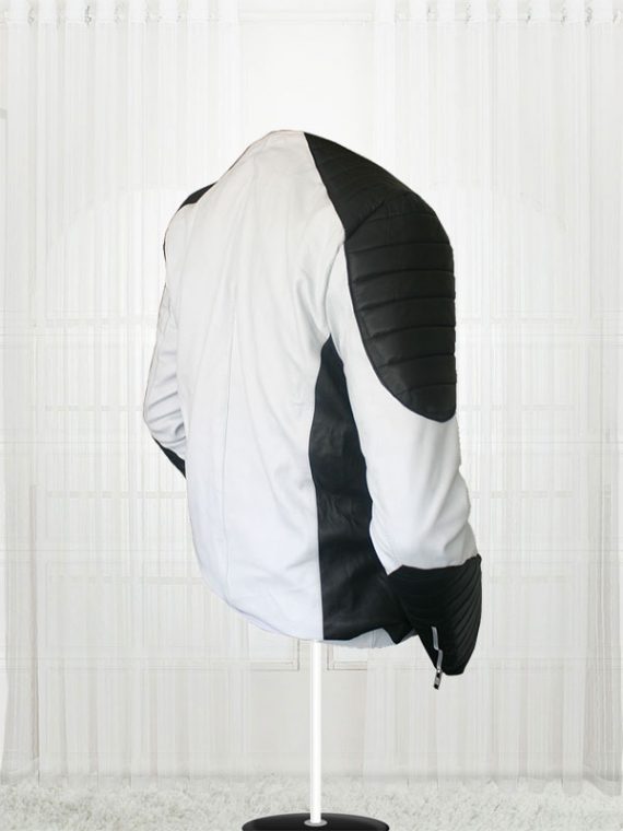 Justin Bieber Caesars Palace leather White jackets