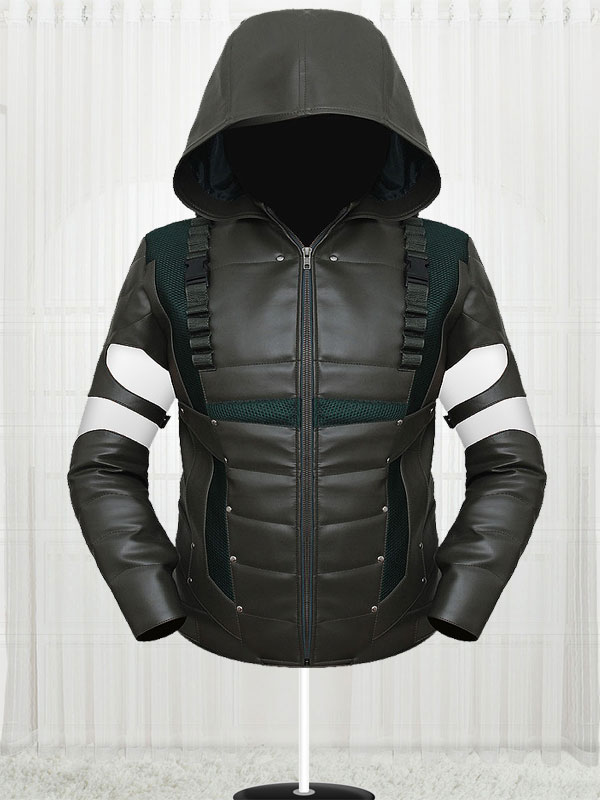 New Green Arrow Oliver Queen Season 4 Jacket