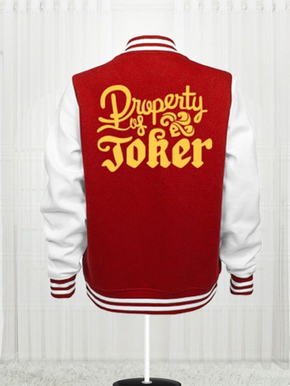 Property Of Joker Harley Quinn Letterman Jacket