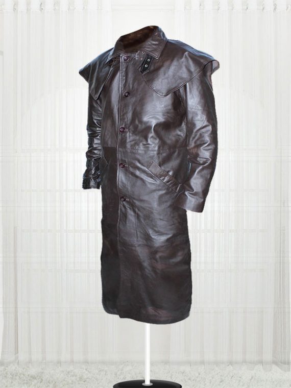 Real leather Ron Perlman Hellboy Men's coat jackets