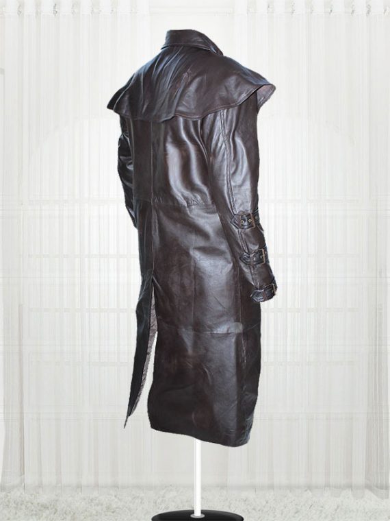 Real leather Ron Perlman Hellboy coat jackets