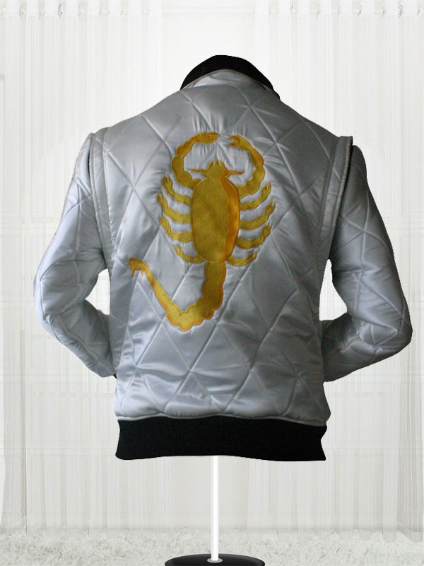 Ryan Gosling Drive Scorpion Movie White Jackets