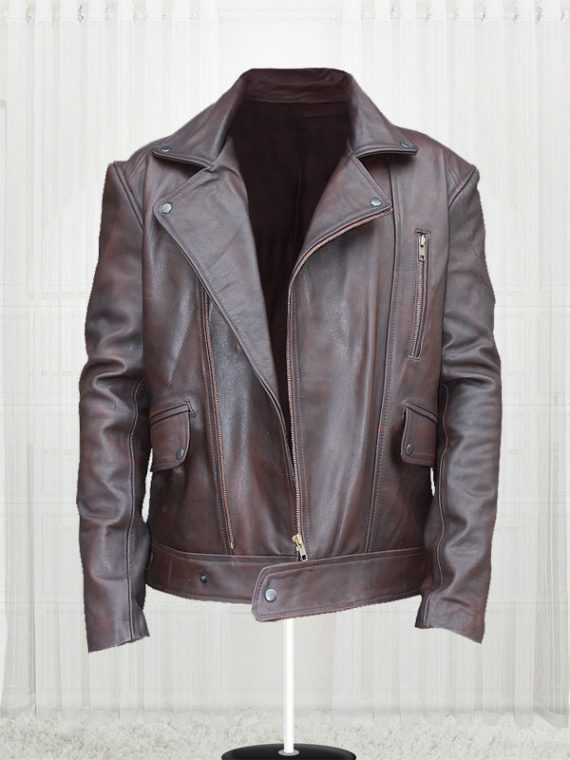 Season Two True Detective Taylor Kitsch Leather Men's Jacket