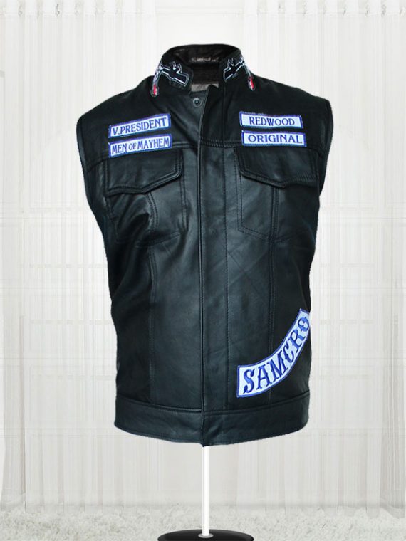 Sons of Anarchy Men Leather Vest