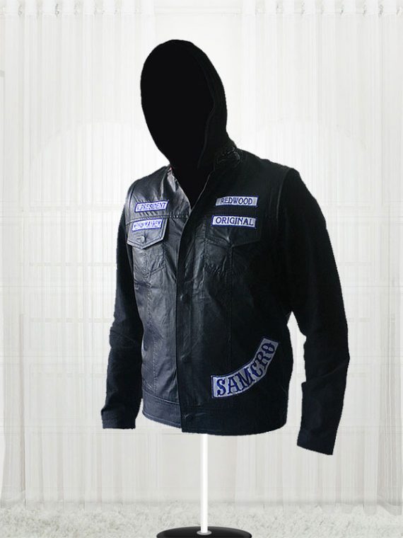 Sons of Anarchy Men’s Leather Jacket - Image 4