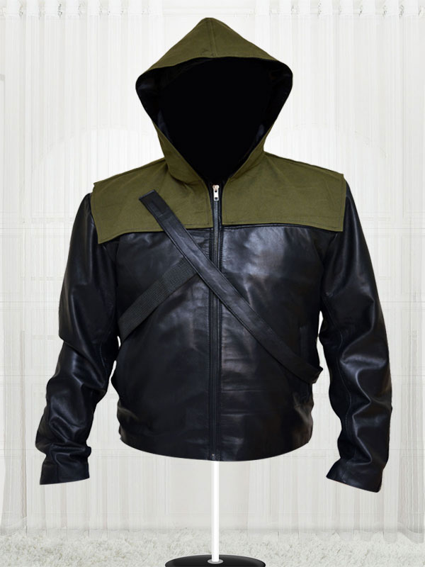 Stephen Amell Arrow Hoodie Jacket