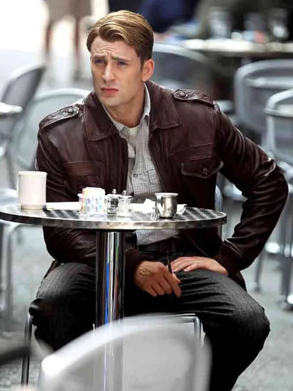 The Avengers Captain America Steve Rogers Leather Jacket