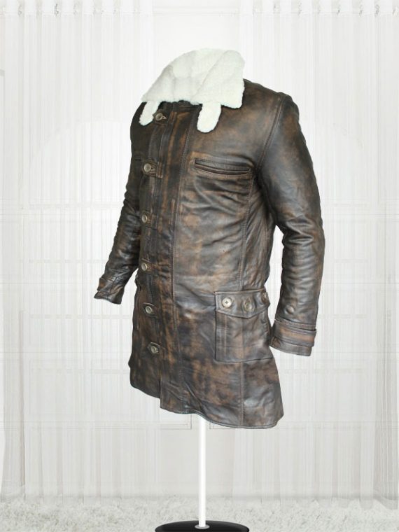 The Dark Knight Rises Tom Hardy Bane leather Coat