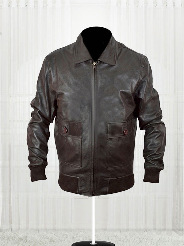 The Last Stand Arnold Schwarzenegger Brown Leather Jacket For Men