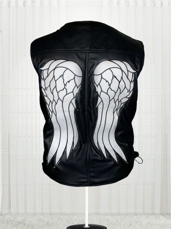 The Walking Dead Angel Daryl Dixon Leather Men Vests