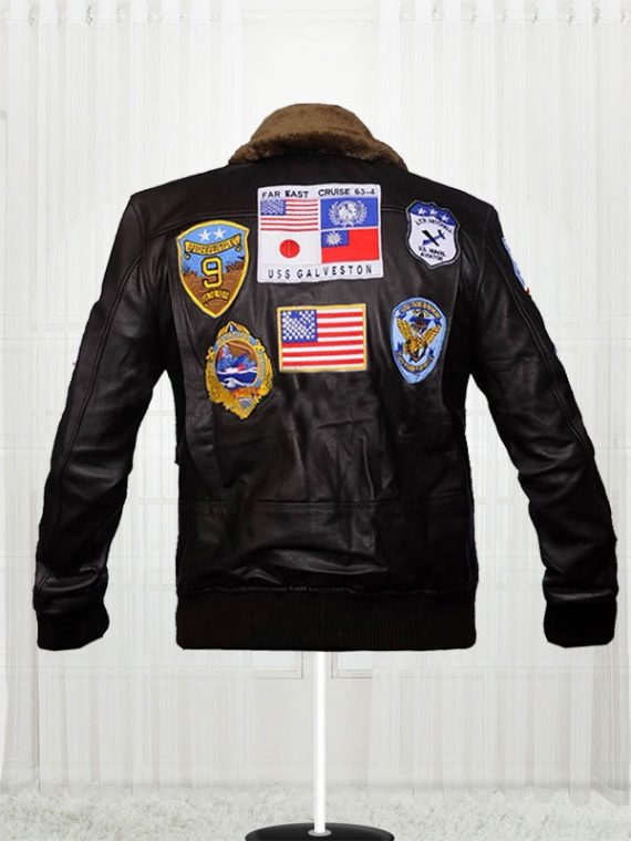 Tom Cruise Top Gun Movie Black Jackets