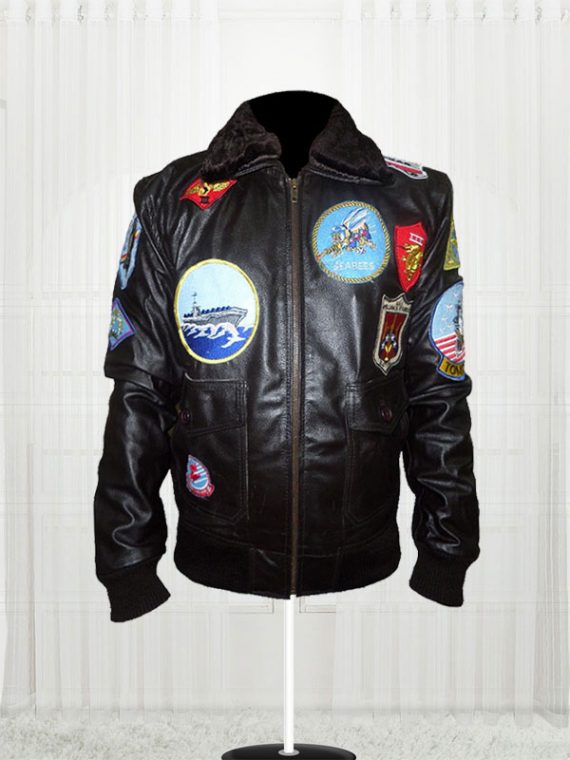 Tom Cruise Top Gun Movie Black Jackets For Men