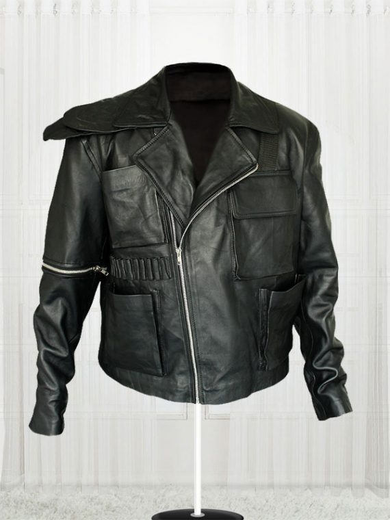 Tom Hardy Mad Max Fury Road Movie Black Leather Jacket