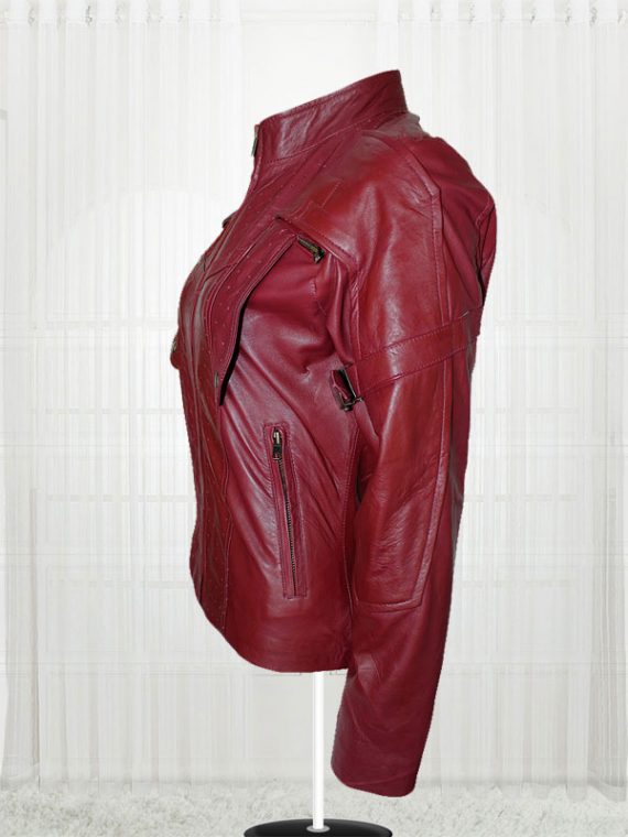 Guardians of the Galaxy Women Leather Jacket - Image 4