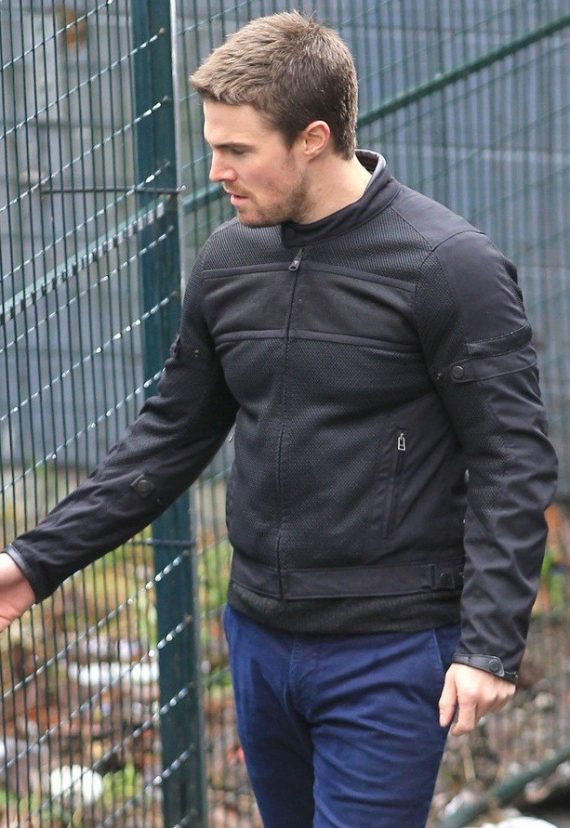 Arrow Stephen Amell Black Jacket