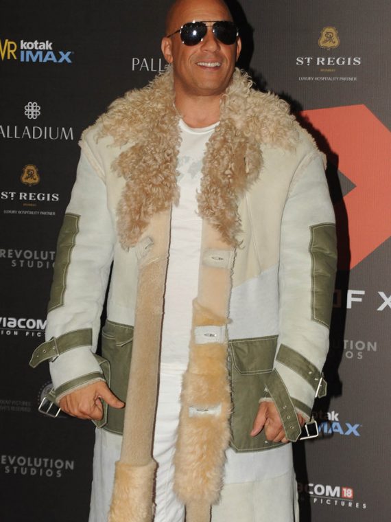 Mumbai Premiere Vin Diesel xXx Movie Fur Coat