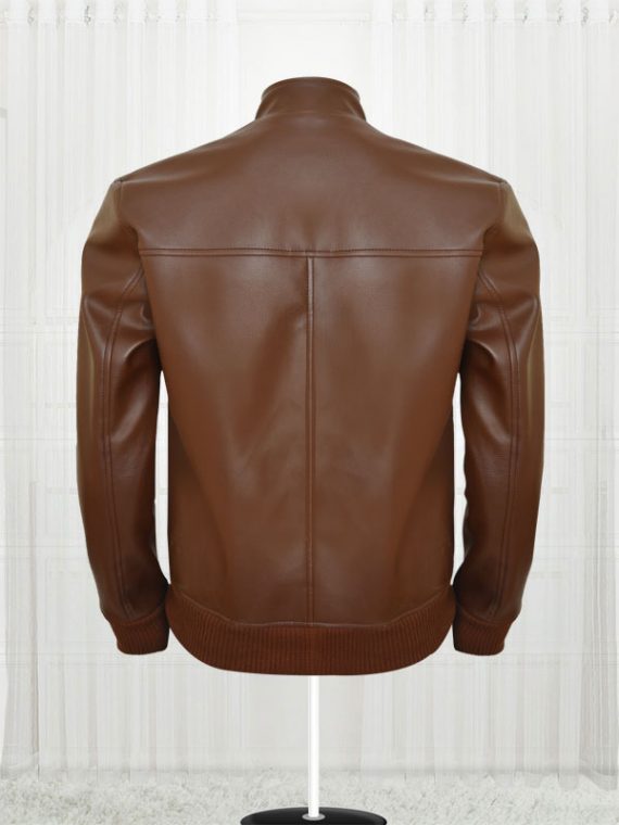 Ryan Reynolds Brown Colored Leather Jackets