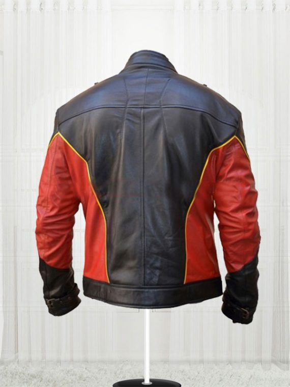 Superhero Robin Tim Drake Leather Jacket - Image 2