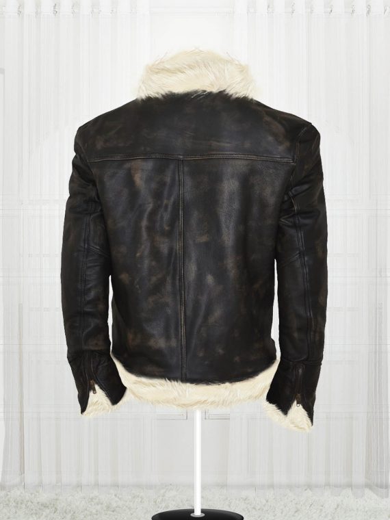 Vin Diesel Movie Triple xXx 2002 Leather Fur Jacket