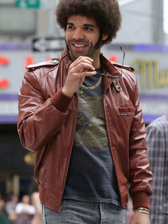 Anchorman 2 Aubrey Graham Drake Leather Jackets