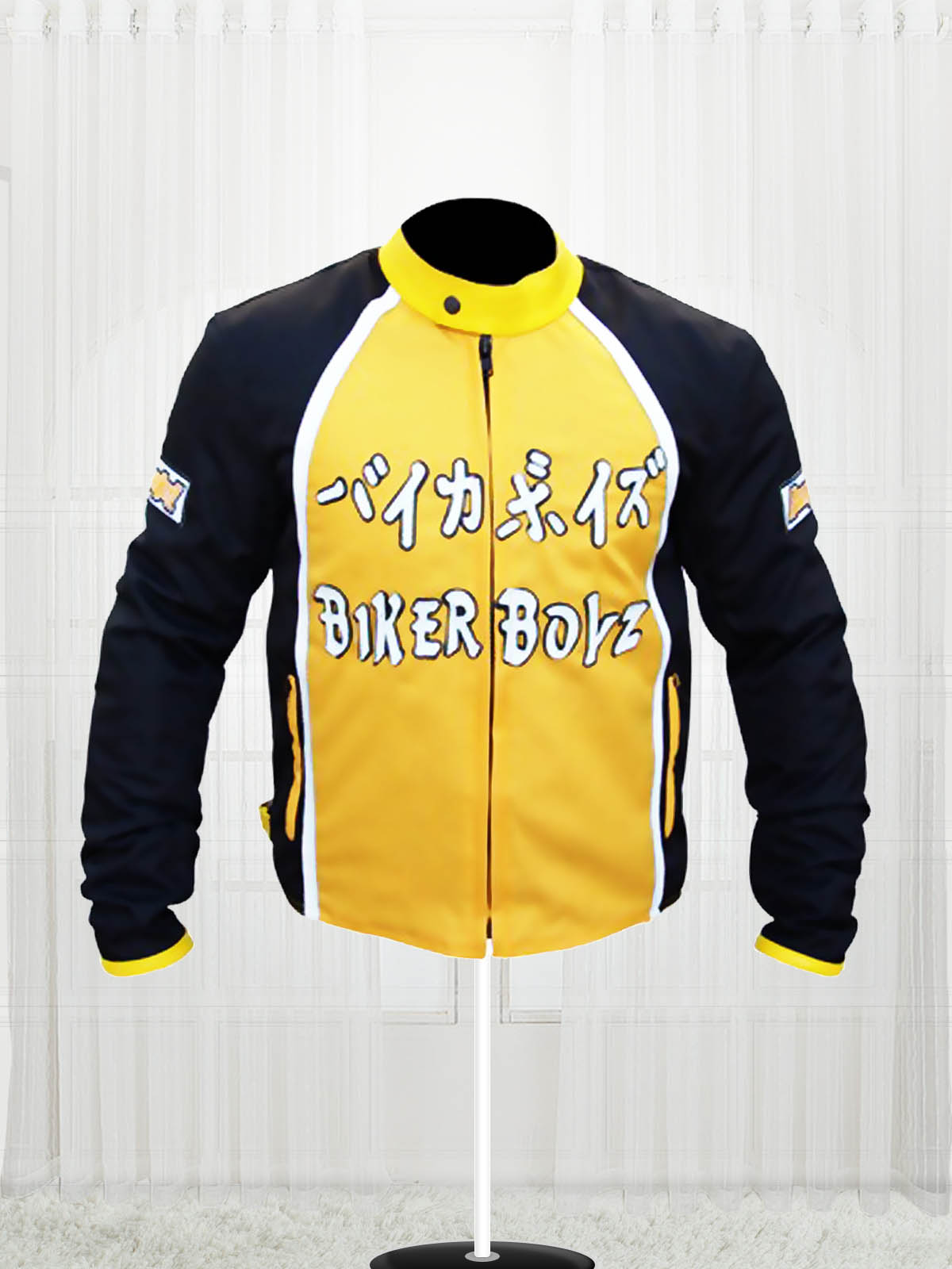 Biker Boyz 2003 Derek Luke Yellow Motorcycle Jacket