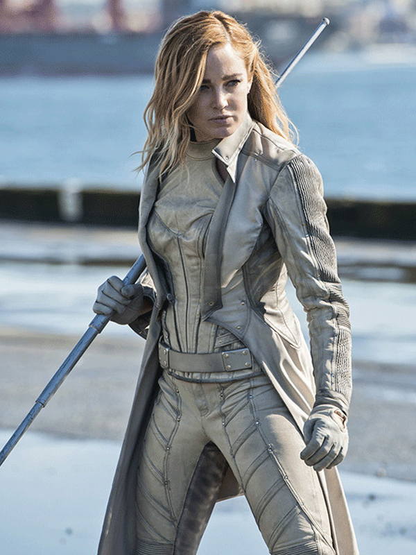 Caity Lotz Legends of Tomorrow Gray Coat