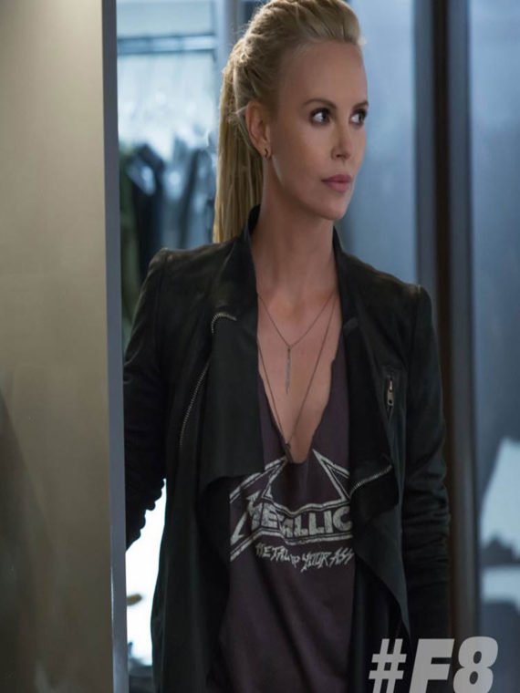 Charlize Theron Fast 8 Leather Jacket