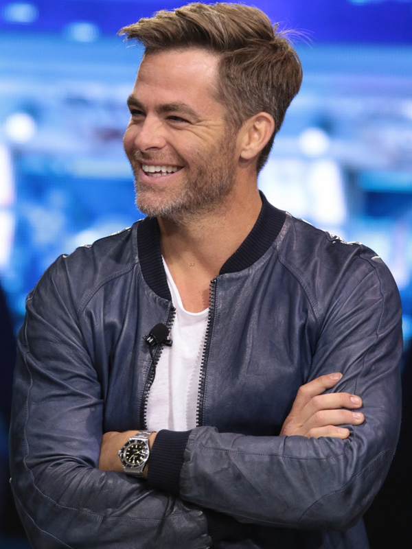 Chris Pine Star Trek Beyond Blue Jacket