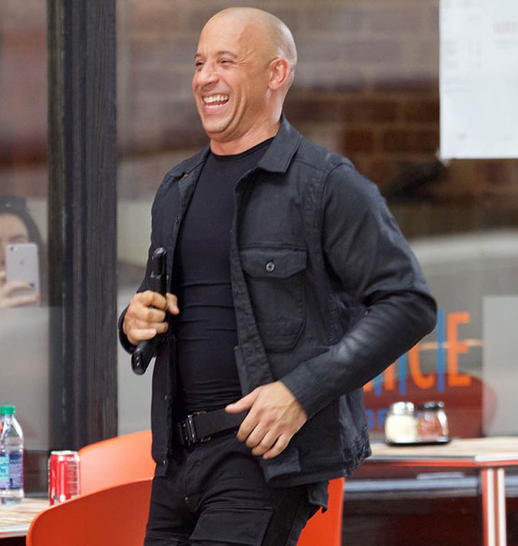 Fast 8 Dominic Toretto Vin Diesel Black Jackets