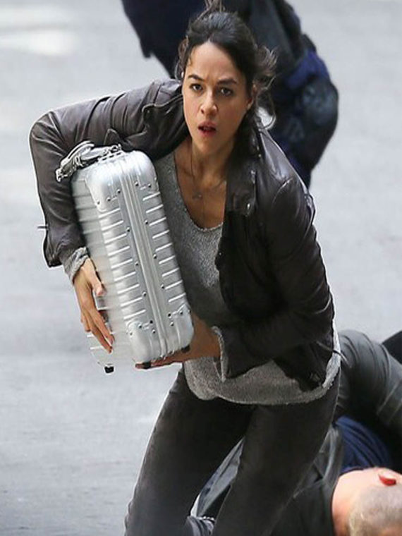 Fast 8 Letty Michelle Rodriguez Jacket - Image 4