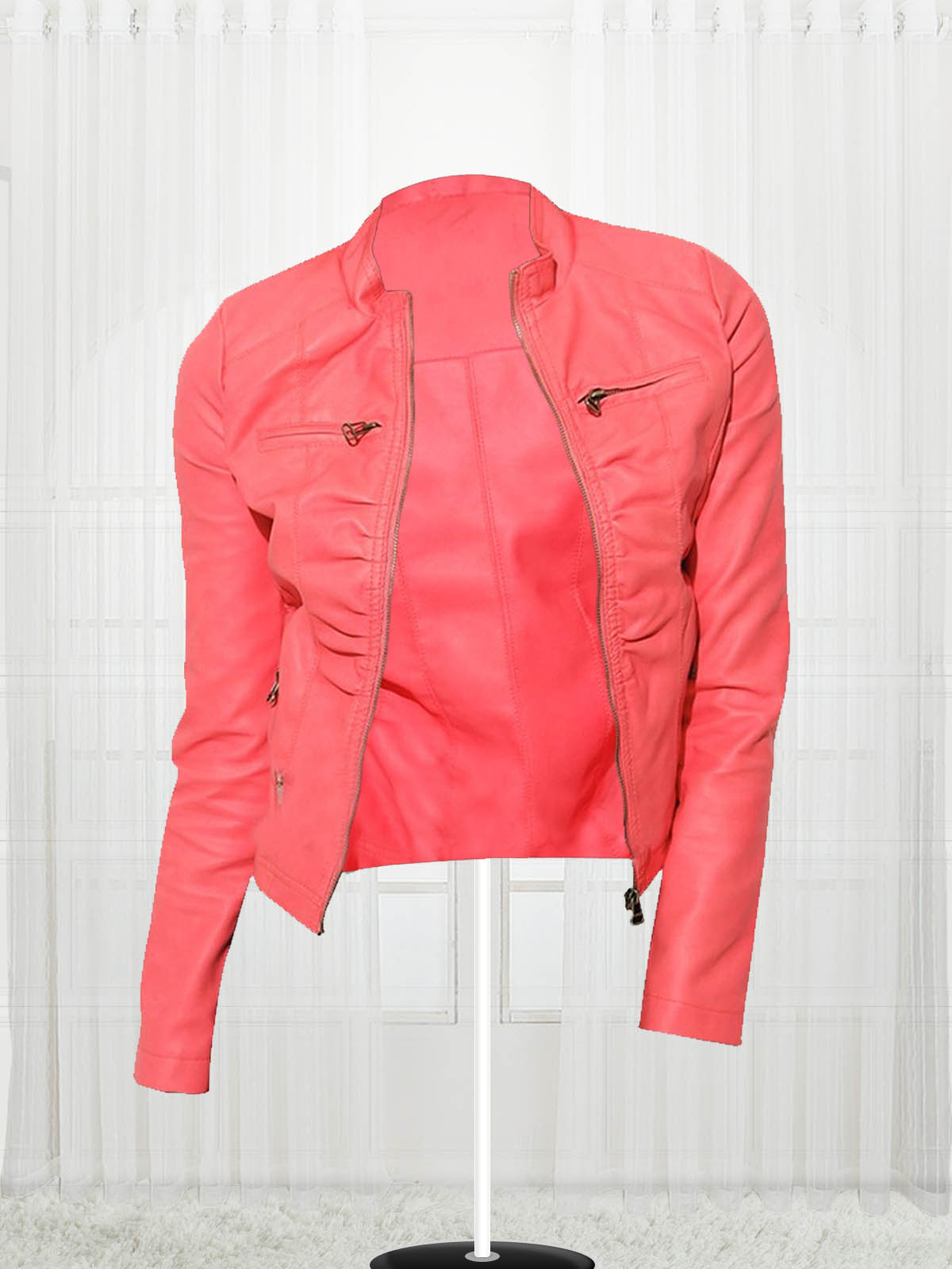 Super Stylish Coral Women’s Bonded Jacket