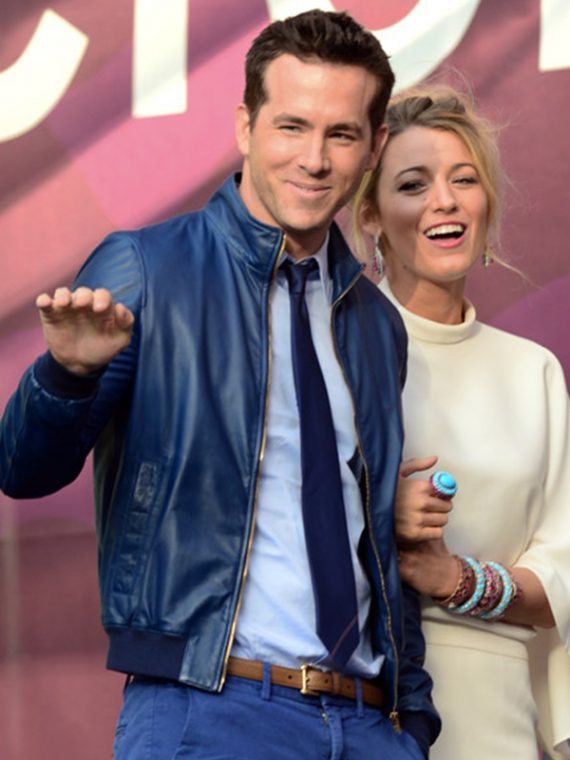 27 Times Blake Lively And Ryan Reynolds Blue Jacket