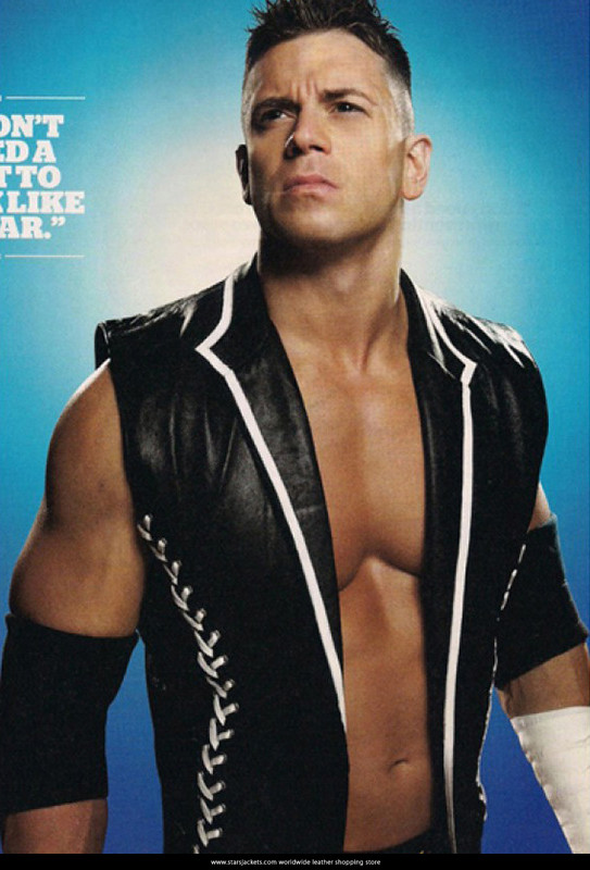 Alex Riley Black Leather Vest