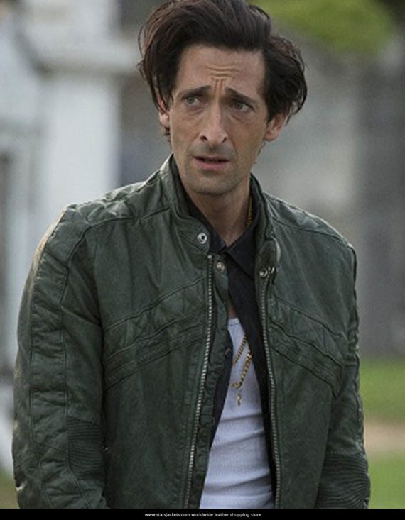 American Heist Adrien Brody Green Jacket