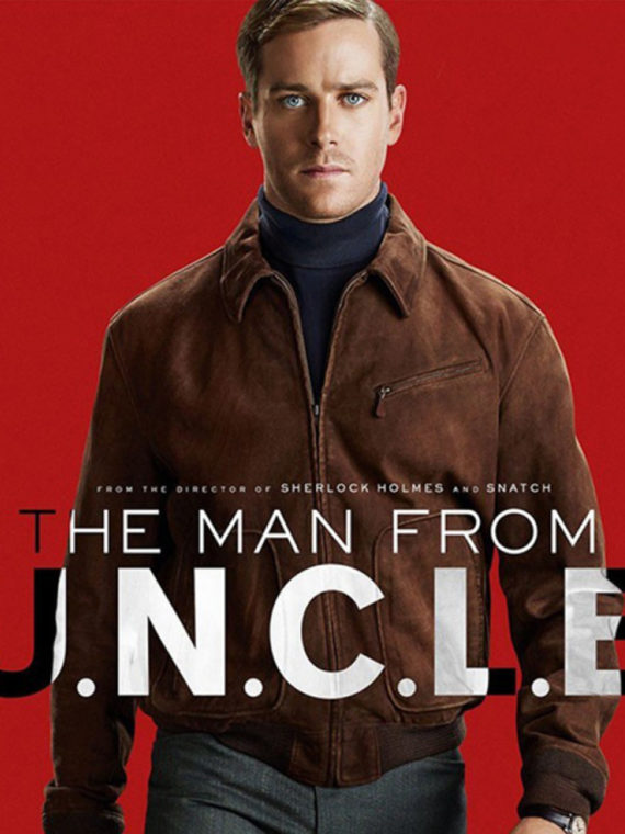 Armie Hammer The Man From UNCLE Brown Jacket