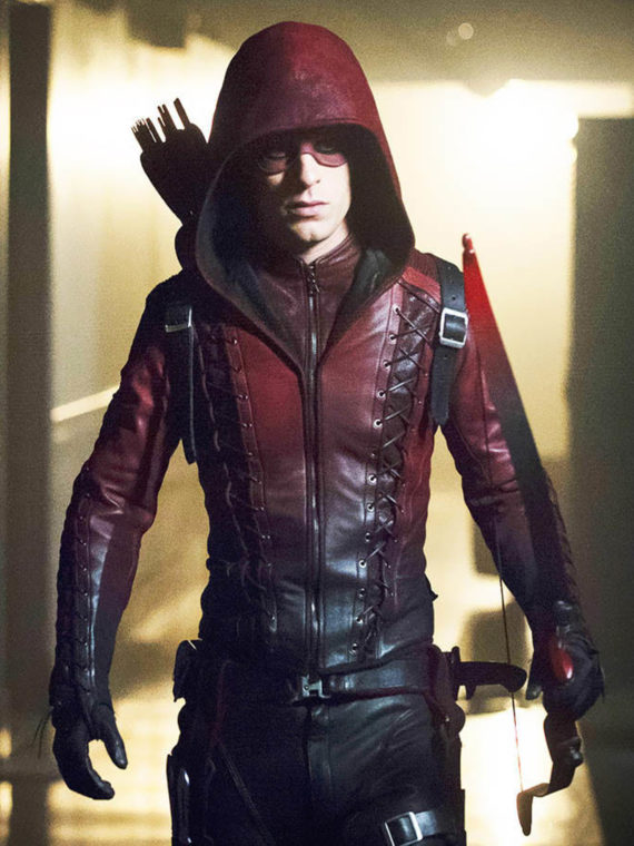 Colton Haynes Arsenal Roy Harper Jacket Arrow Season