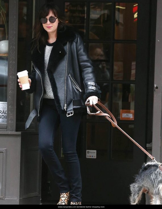 Dakota Johnson Black Jacket