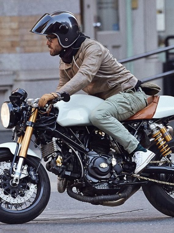 Ryan Reynolds Motorcycle Brown Jacket