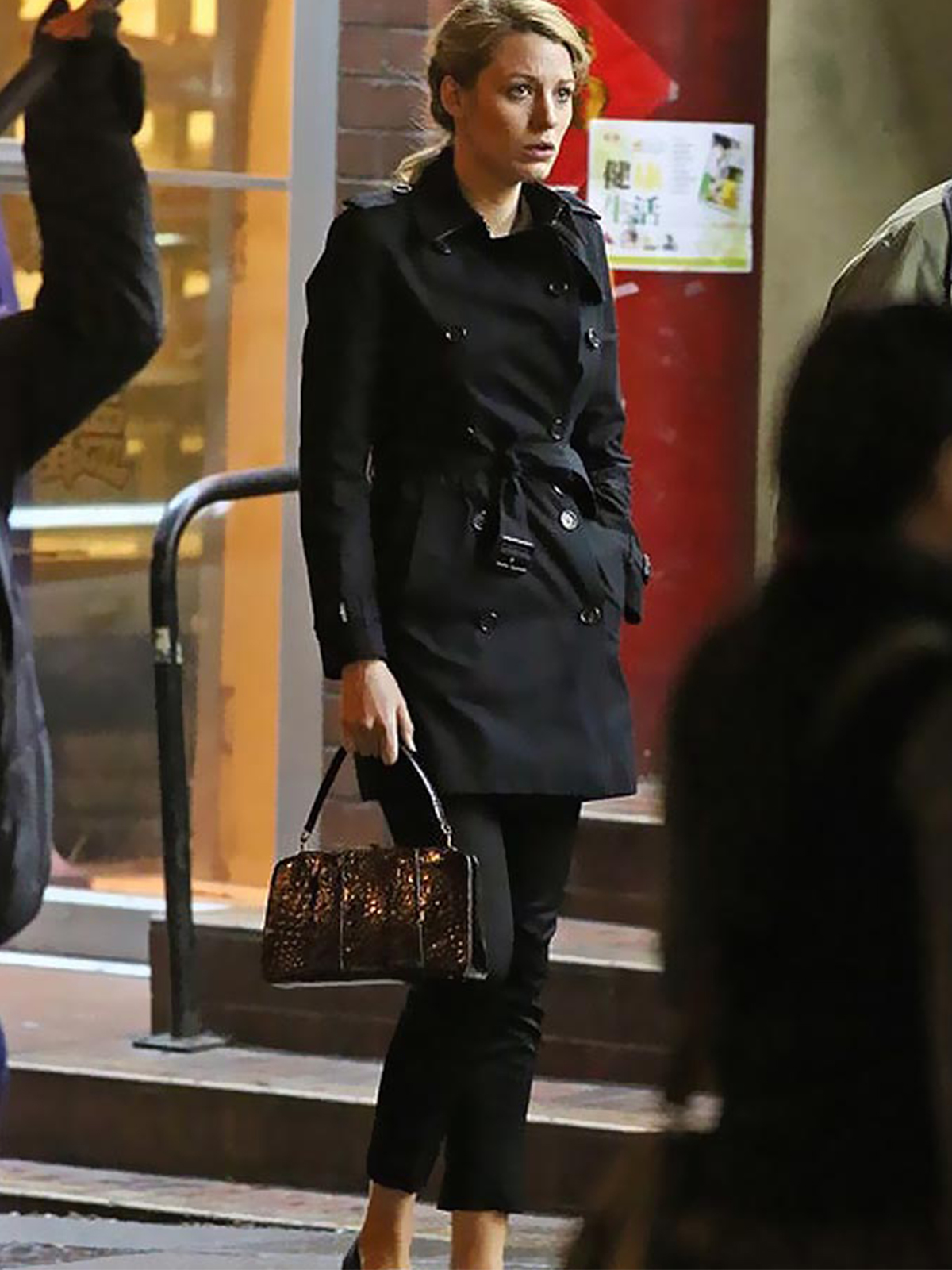 The Age of Adaline Blake Lively Striking Black Coat