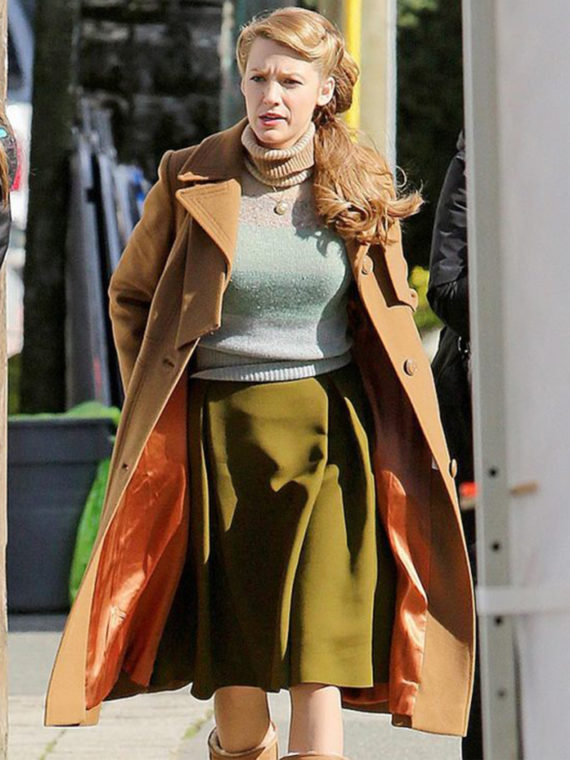 The Age of Adaline Blake Retro Camel Coat