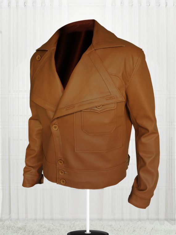 The Aviator Howard Hughes Brown Jacket