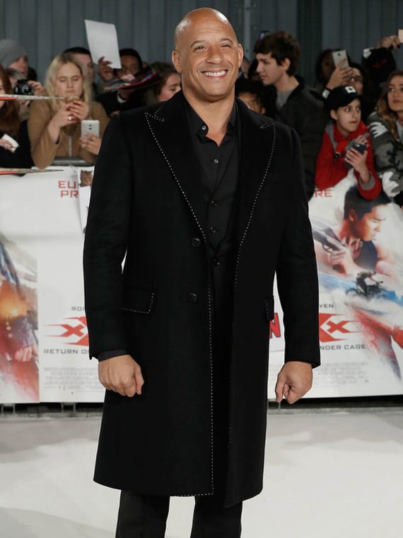 Vin Diesel Paramount xXx Return Xander 3 Premiere Black Coat