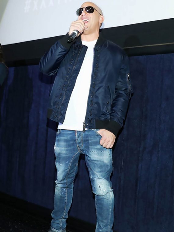 Vin Diesel xXx 3 LA Screening Navy Blue Jacket