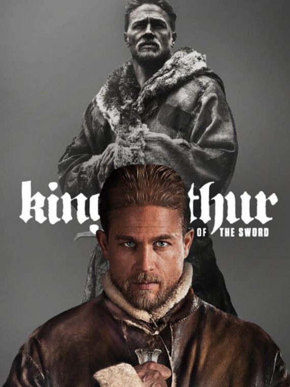 King Arthur Charlie Hunnam Leather Coat