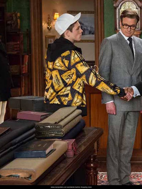 Kingsman 2 Gary Eggsy Unwin Golden Jacket