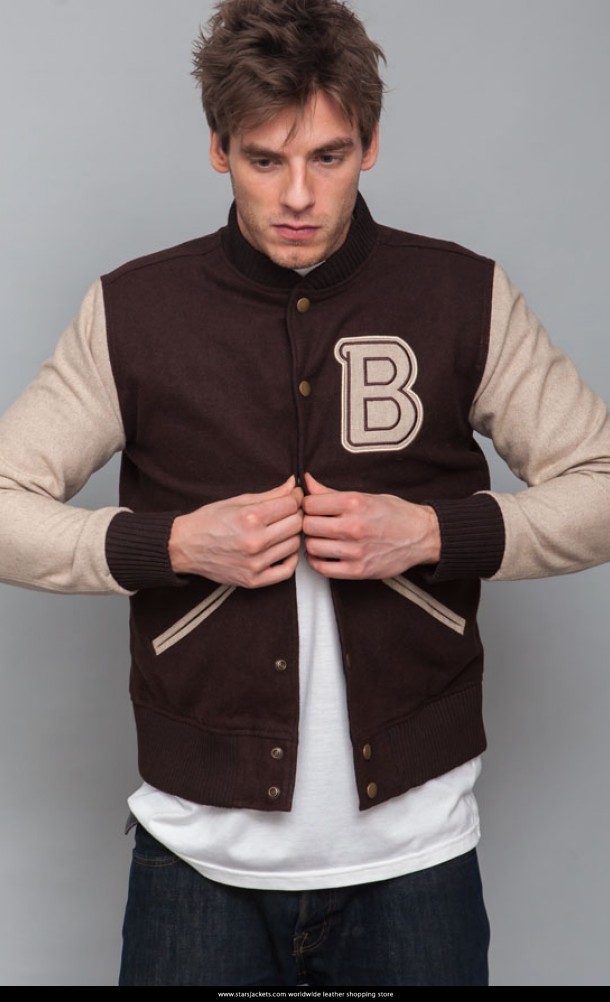 Hotline Miami Varsity Style Brown Jacket