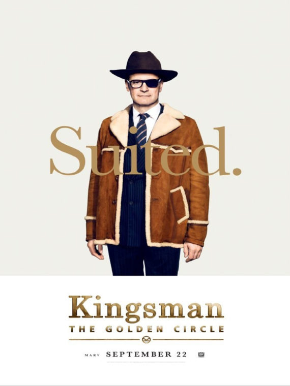 Kingsman Colin Firth Brown Cotton Coat