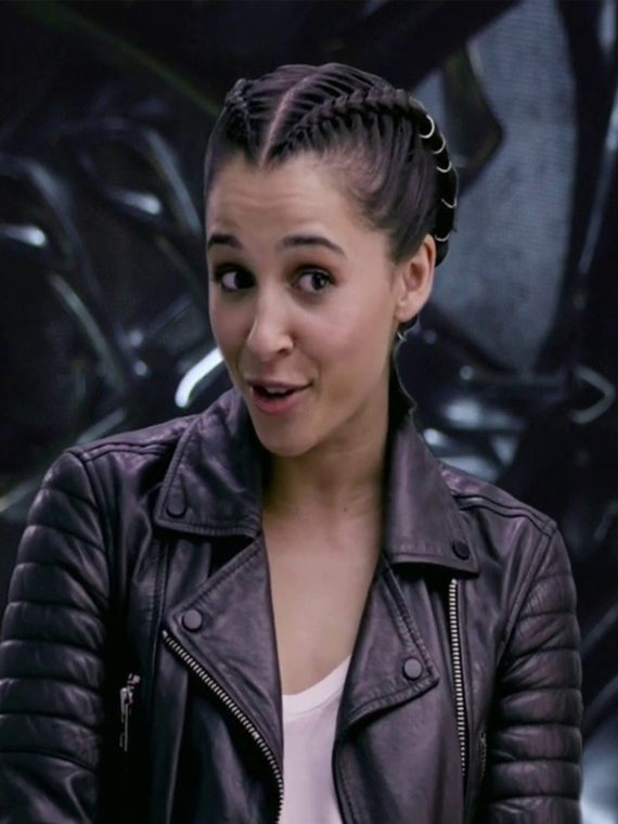 Naomi Scott Kimberly Leather Jacket